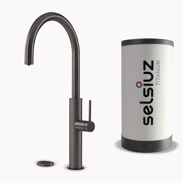 Selsiuz Gessi 3-in-1 Gun Metal Titanium single boiler