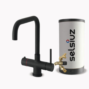 Selsiuz Push & Turn Haaks Sturdy Black Combi extra boiler