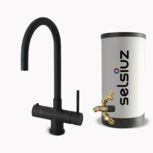 Selsiuz Push & Turn Rond Sturdy Black Combi extra boiler