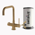 Selsiuz Push & Turn haaks Gold Titanium combi extra boiler