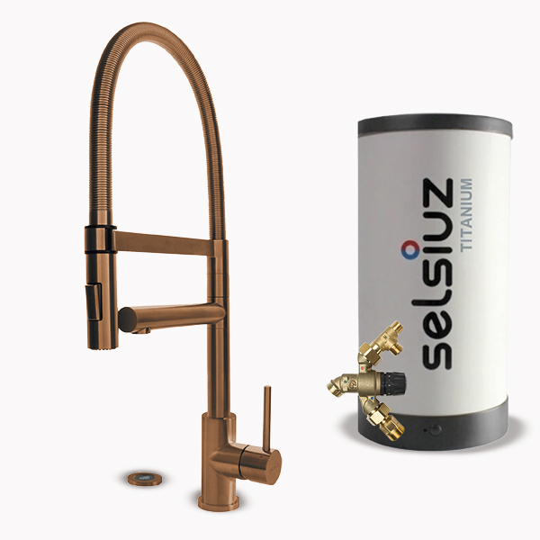 Selsiuz Push XL Copper Titanium combi extra boiler