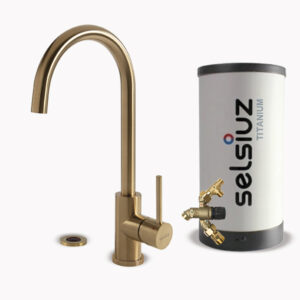 Selsiuz Push rond Gold Titanium Combi extra boiler